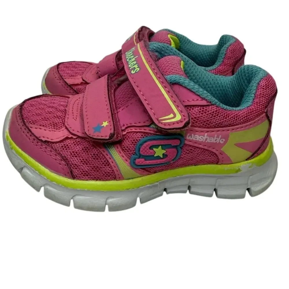 Skechers Synergy Lil Softy sneakers Toddler 5 Neon Hot pink